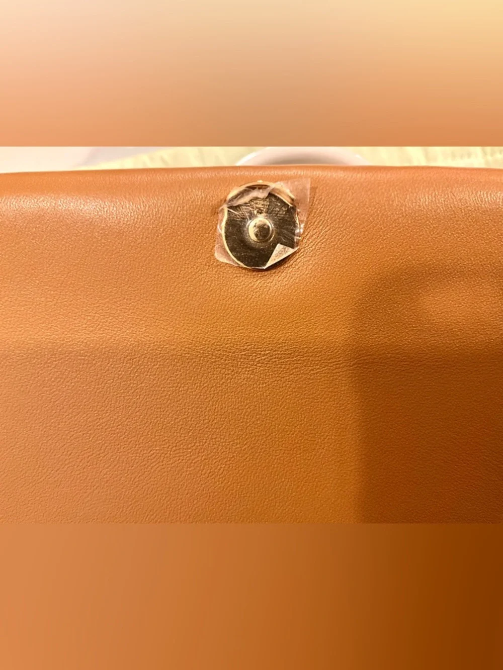 Burberry Small Lola Quilted Leather Bag Maple Brown Gold Chain NWT - Picture 9 of 15